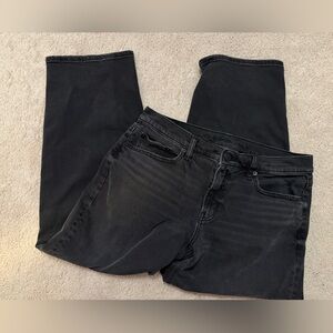 American Eagle Outfitters Women's Black Straight Leg Jeans